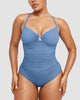 Shaping Swimsuit: Elegant Cross Straps On The Back Shaping Swimsuit