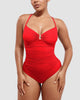 Shaping Swimsuit: Elegant Cross Straps On The Back Shaping Swimsuit