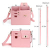 Crossbody Bag with Sports Water Bottle Holder For Women