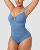Shaping Swimsuit: Elegant Cross Straps On The Back Shaping Swimsuit