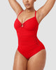 Shaping Swimsuit: Elegant Cross Straps On The Back Shaping Swimsuit