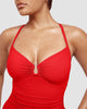 Shaping Swimsuit: Elegant Cross Straps On The Back Shaping Swimsuit