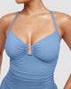 Shaping Swimsuit: Elegant Cross Straps On The Back Shaping Swimsuit