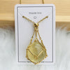 Crystal stone holder necklace - free (crystal) gift included🎁