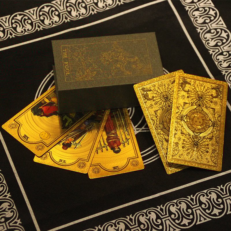 Discover the Mystical World of Tarot – MysticGold™ Gold Leaf Tarot Deck