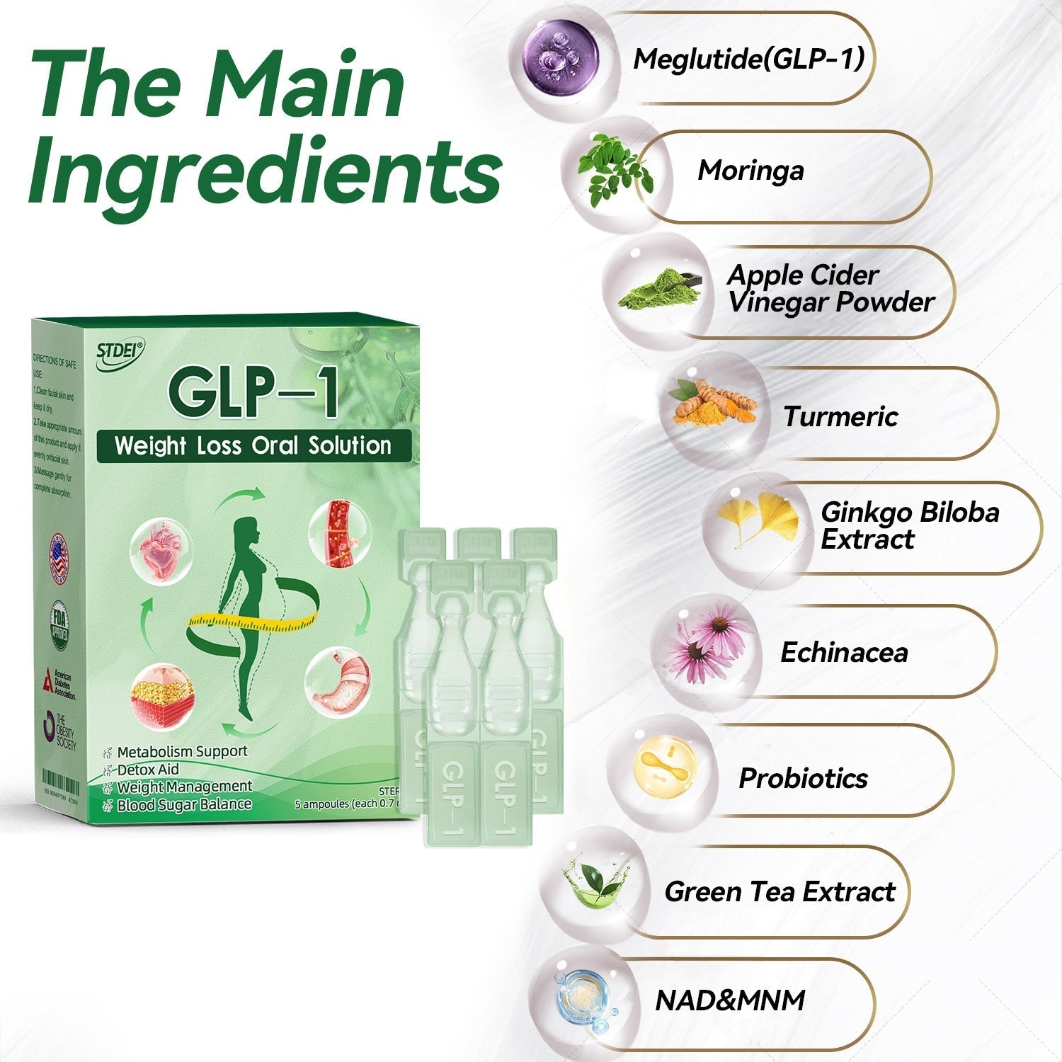 𝐒𝐓𝐃𝐄𝐈® 𝐆𝐋𝐏-𝟏 𝐖𝐞𝐢𝐠𝐡𝐭 𝐋𝐨𝐬𝐬 𝐎𝐫𝐚𝐥 𝐒𝐨𝐥𝐮𝐭𝐢𝐨𝐧