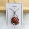 Crystal stone holder necklace - free (crystal) gift included🎁