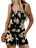 Summer Romper: Ladies Sleeveless Square Neck Summer Romper