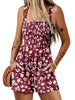 Summer Romper: Ladies Sleeveless Square Neck Summer Romper