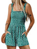 Summer Romper: Ladies Sleeveless Square Neck Summer Romper