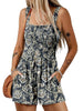 Summer Romper: Ladies Sleeveless Square Neck Summer Romper