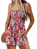 Summer Romper: Ladies Sleeveless Square Neck Summer Romper