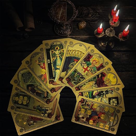 Discover the Mystical World of Tarot – MysticGold™ Gold Leaf Tarot Deck