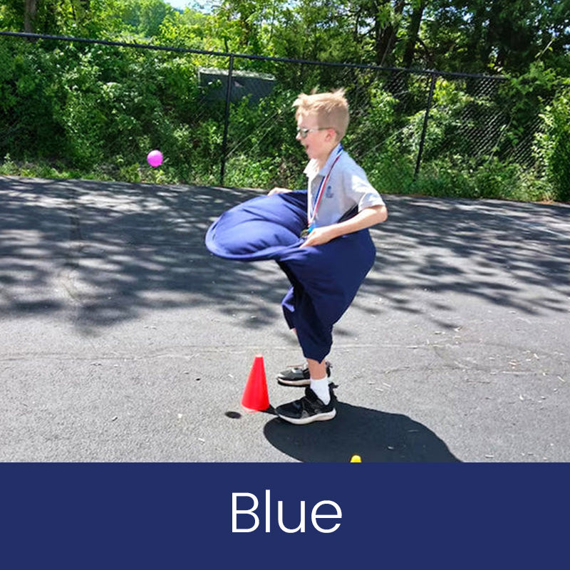 Outdoor Catch Game with Giant Pants for Group Fun