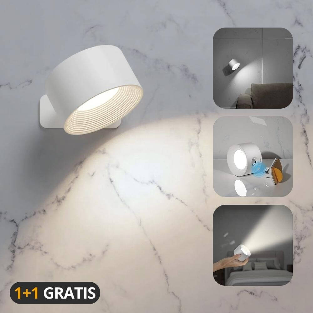 Vermoila - Eindeloze Wandlamp (1+1 GRATIS)