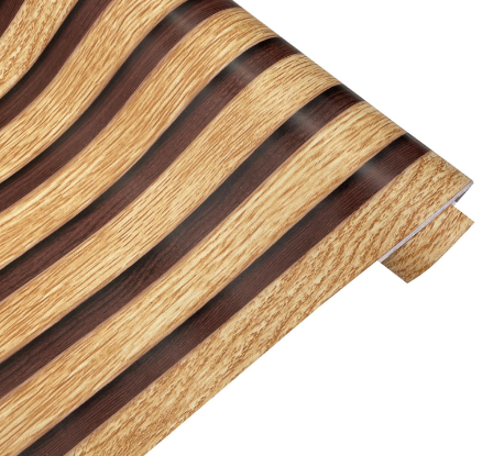 Decorative Adhesive Roll with Wood Plank Style - 10 Meters