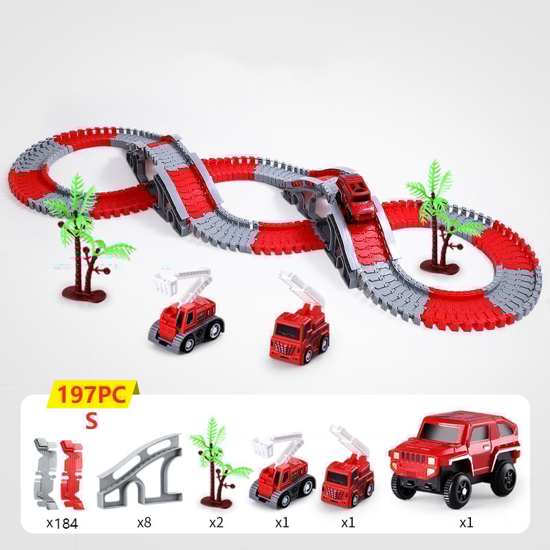 Trails track™ FlexibleTrack - Flexible Rail Track Toy Set