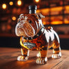 Creative dog-shaped whiskey bottle