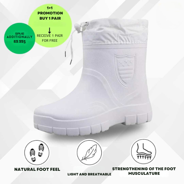 Vermoila - RainTex - Ergonomic & Waterproof Thermal Rain Boots for Winter - Special Promotion 1+1 Free