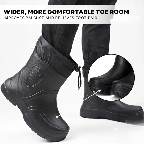 Vermoila - RainTex - Ergonomic & Waterproof Thermal Rain Boots for Winter - Special Promotion 1+1 Free