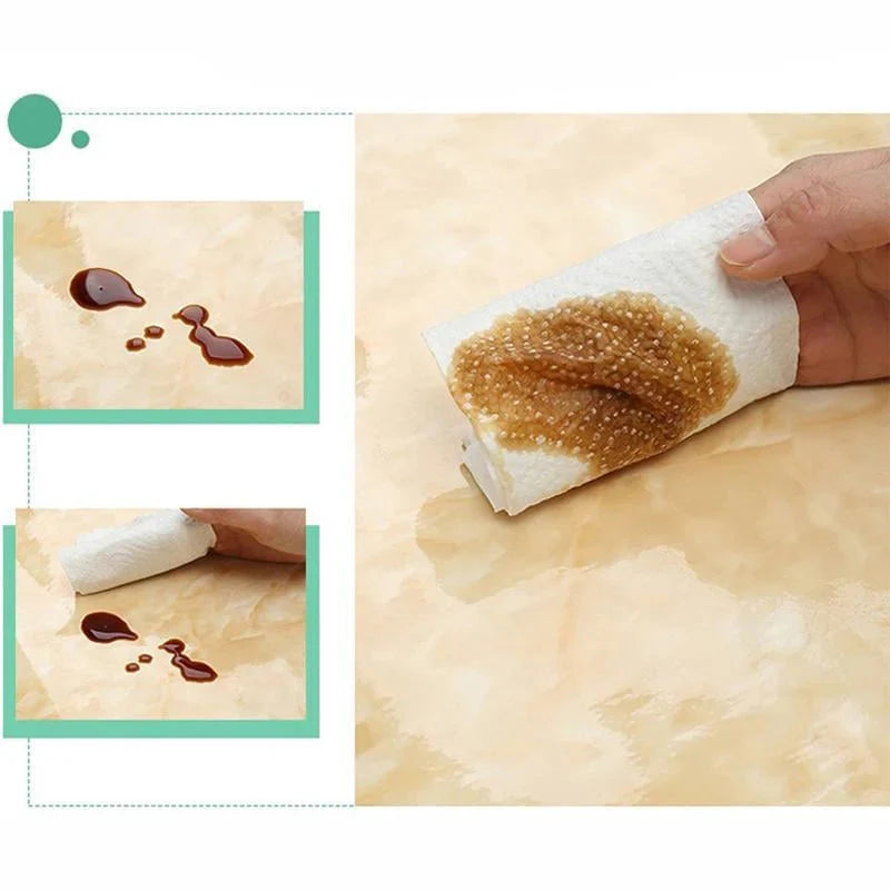 Waterproof Marble Wallpaper — Self-Adhesive Protection for Smooth Surfaces