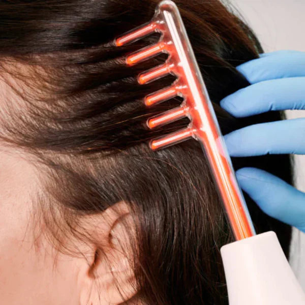 High-frequency device for a radiant and clear complexion