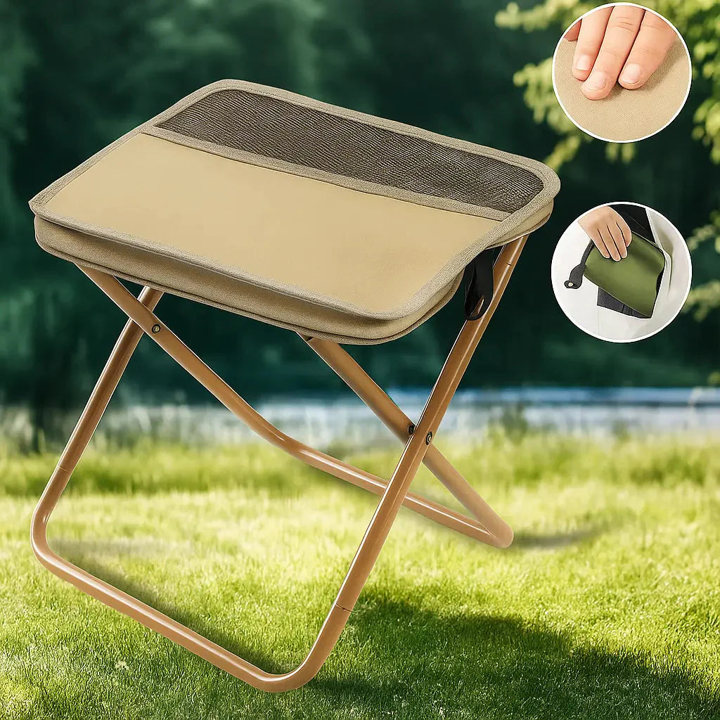 Folding Stool – Stable, Lightweight, and Waterproof for On-the-Go Use