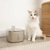 WhiskerWell Wireless Smart Drinking Fountain - Whisper Quiet, 6-Layer Filtration, 30 Day Battery