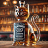 Creative dog-shaped whiskey bottle