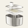 WhiskerWell Wireless Smart Drinking Fountain - Whisper Quiet, 6-Layer Filtration, 30 Day Battery