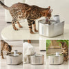 WhiskerWell Wireless Smart Drinking Fountain - Whisper Quiet, 6-Layer Filtration, 30 Day Battery