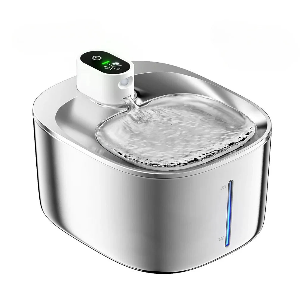 WhiskerWell Wireless Smart Drinking Fountain - Whisper Quiet, 6-Layer Filtration, 30 Day Battery