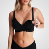 Seamless Floral Push up Nursing Bra