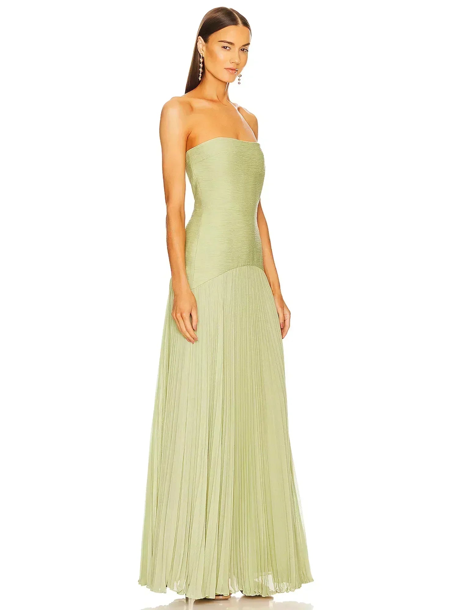 Flowy Green Long Dress