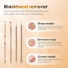 Rechargeable Pore Vacuum Cleaner - 6-in-1 Blackhead Remover with Smart Display and Suction Device