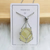 Crystal stone holder necklace - free (crystal) gift included🎁