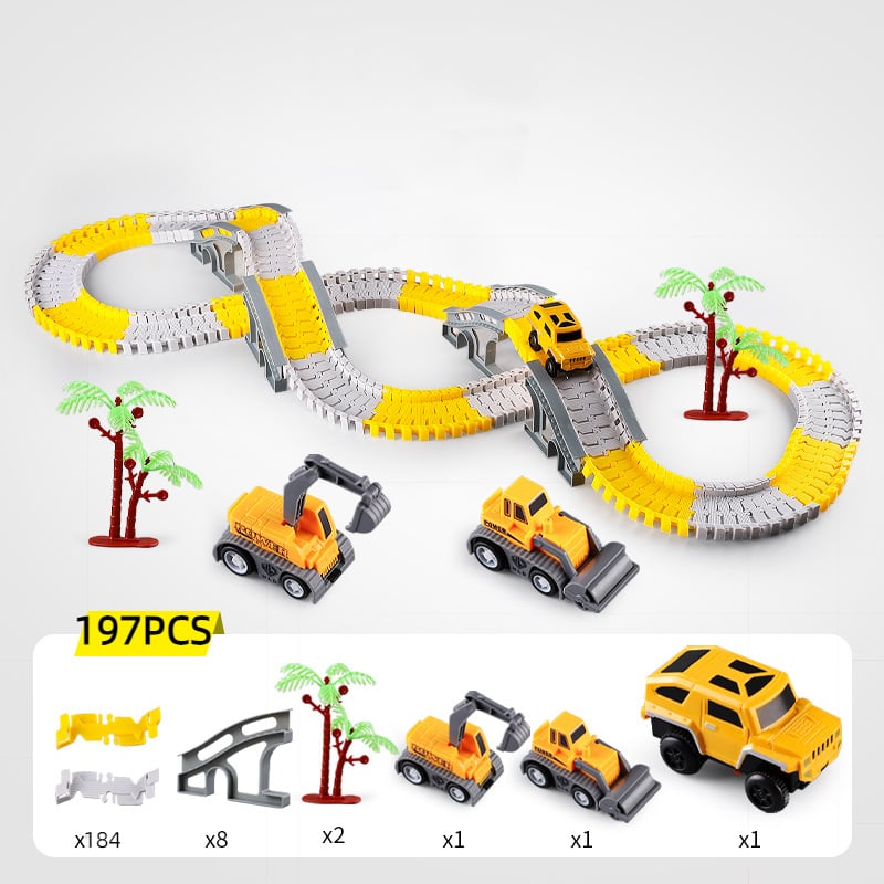 Trails track™ FlexibleTrack - Flexible Rail Track Toy Set