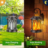 🔥 Improved Flickering Solar Lantern – Waterproof Outdoor Lighting