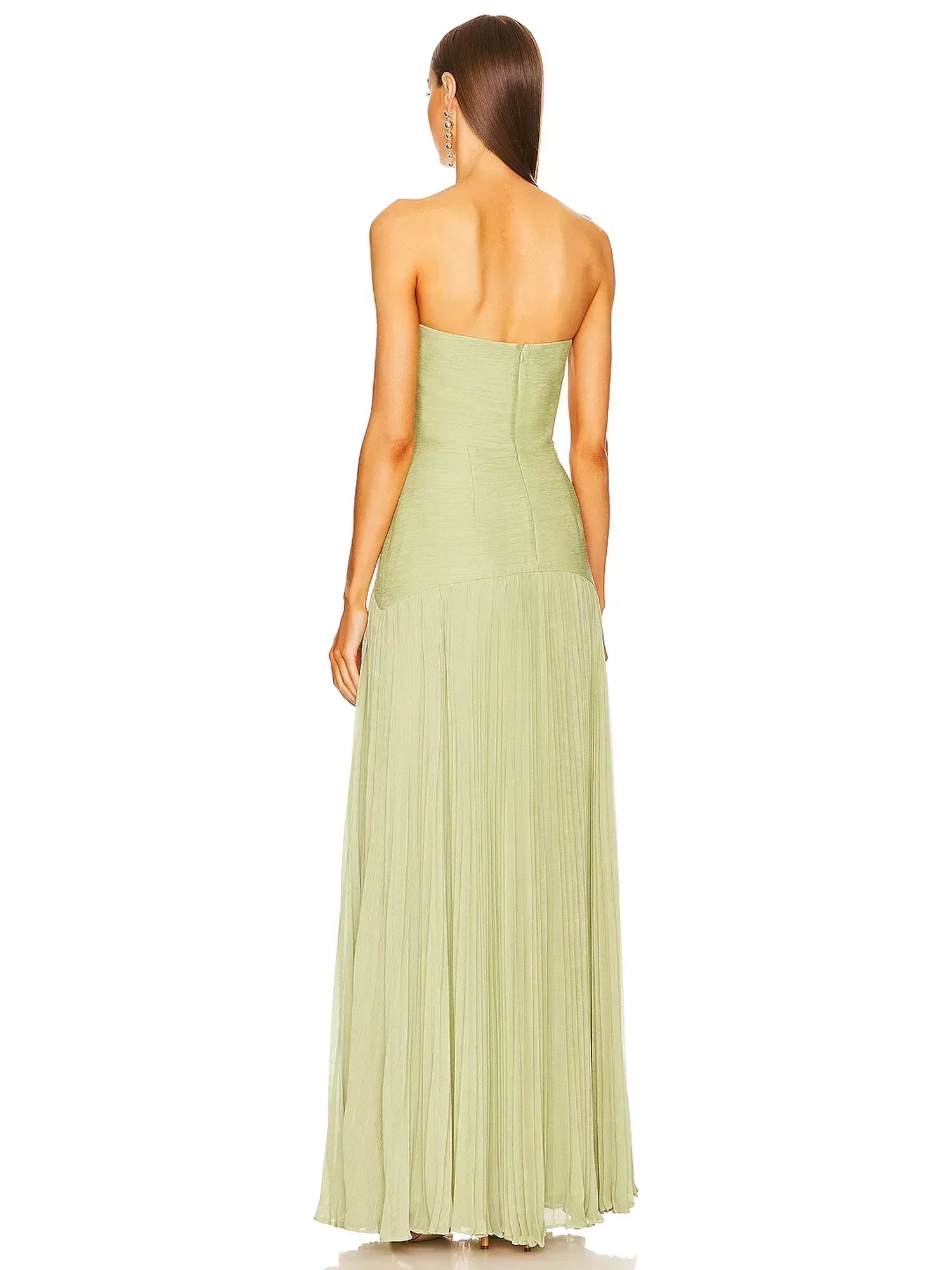 Flowy Green Long Dress