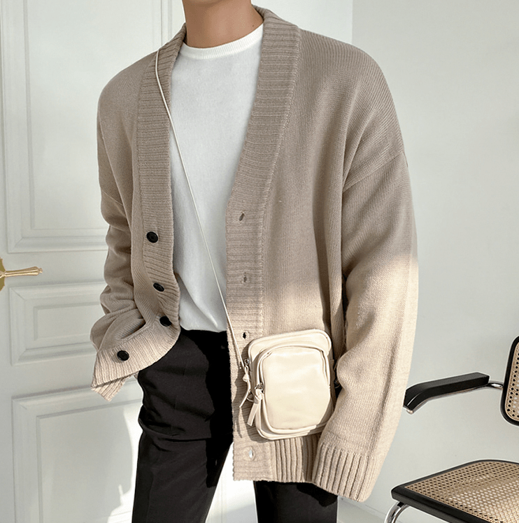 KNITTED CARDIGAN - Elegant men fashion