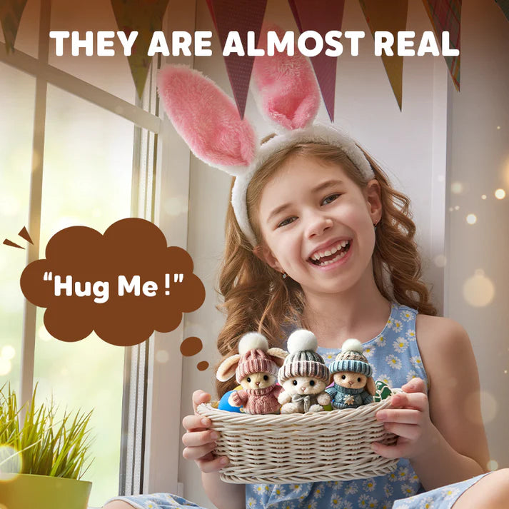 Handmade Mini Rabbit Hug 🐇 - Adorable Easter Gift for Children & Adults
