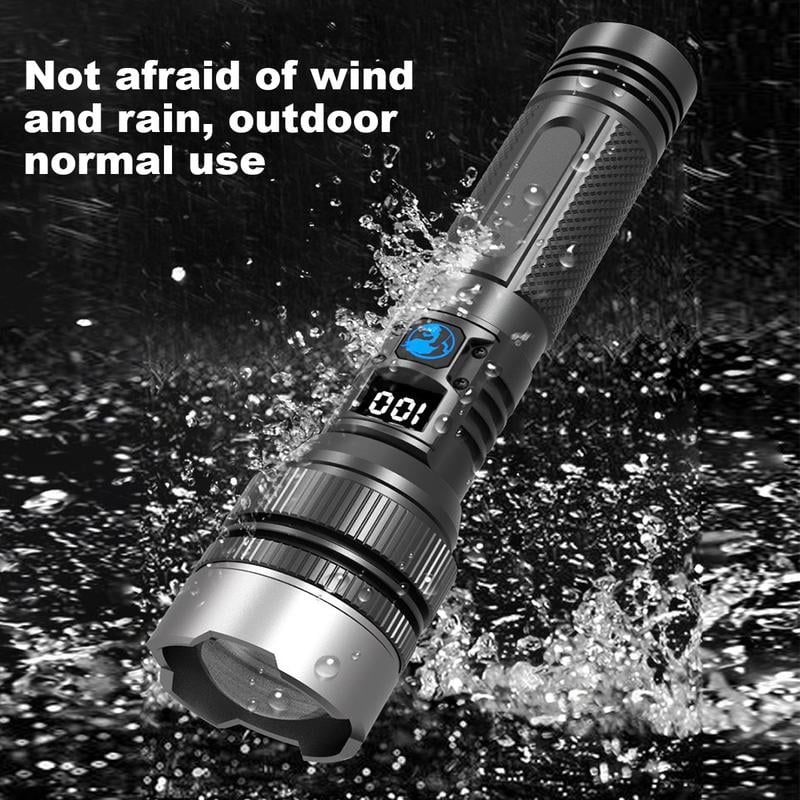 Survival LED flashlight 2025 - As bright as a lightsaber with power bank function