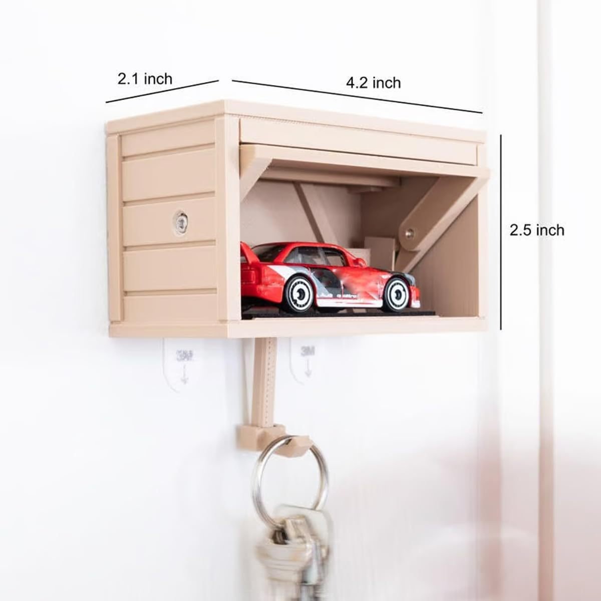 🚗🔑Industrial key holder for wall mounting