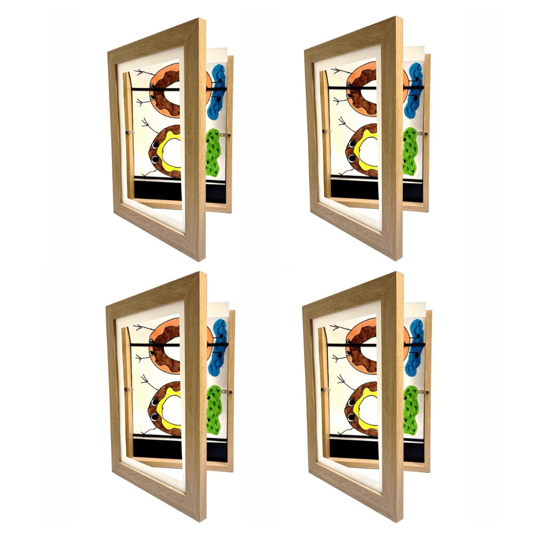 KreativFrame™ - Photographer's frame | For children's artwork - space for up to 150 drawings