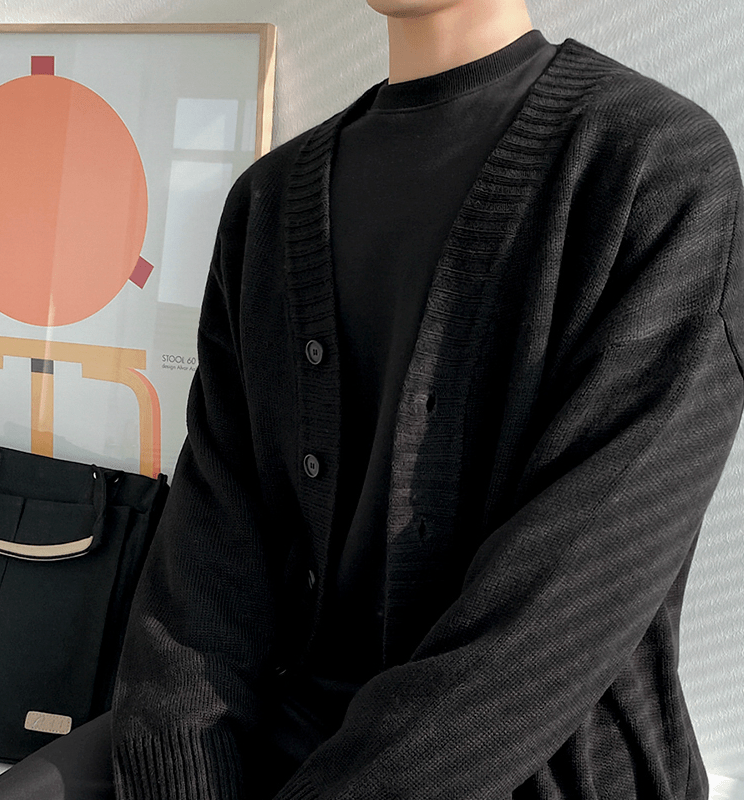 KNITTED CARDIGAN - Elegant men fashion