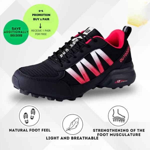 OrthoTrekking Soft - Extremely Comfortable & Pain-Relieving Trekking and Hiking Shoes - UltraSoft - Special Offer 1+1 Free