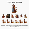 Creative dog-shaped whiskey bottle