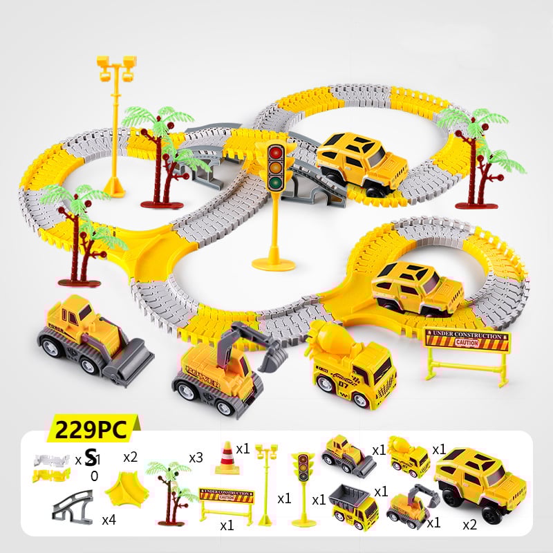 Trails track™ FlexibleTrack - Flexible Rail Track Toy Set