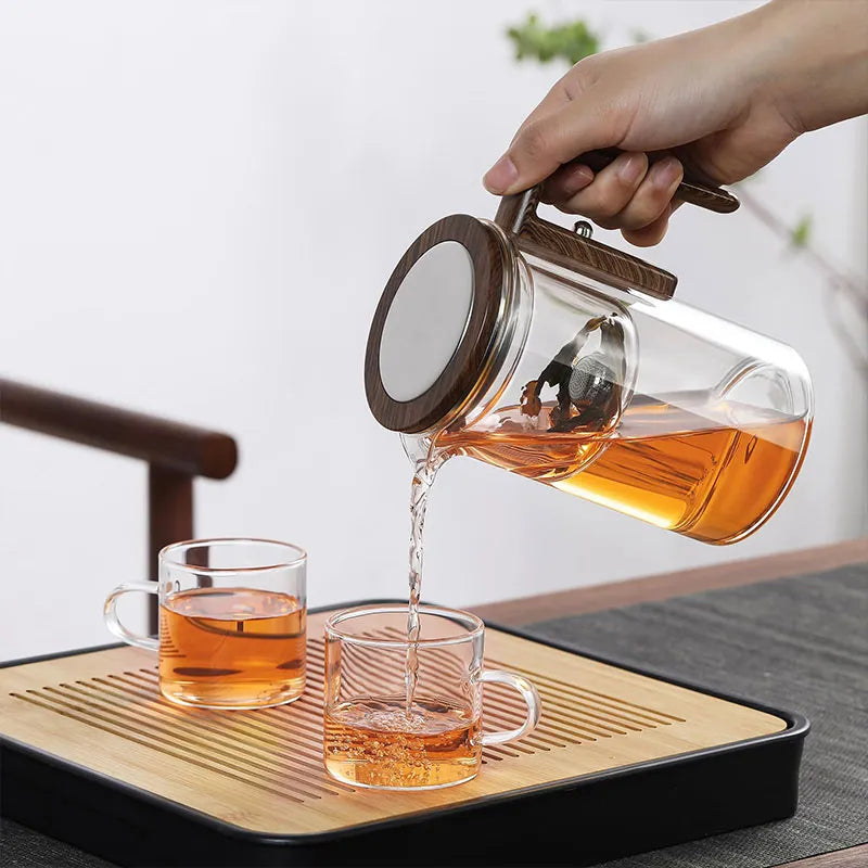 Heat-Resistant Glass Teapot