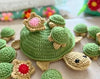 Turtle memory game (crocheted finished product)